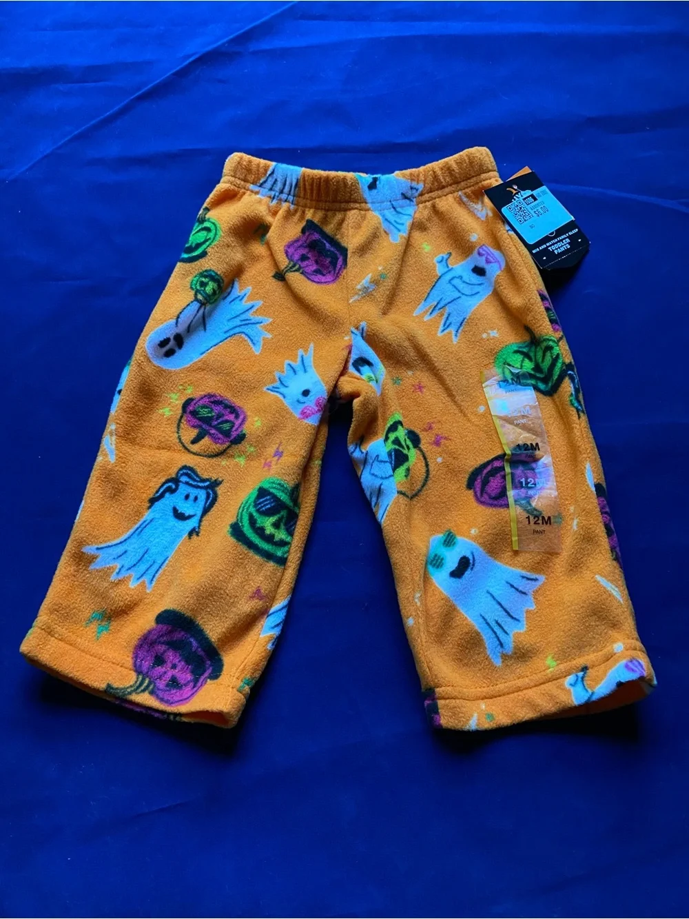 New Halloween Hyde & Eek! Fleece Pajama Pants Size 12 Months